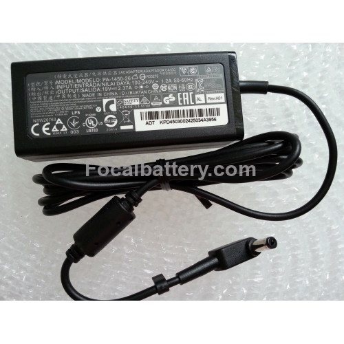 For Acer Aspire A114-31 E5-721 E5-722 Notebook 2.37A 45W Power AC Adapter Laptop Charger