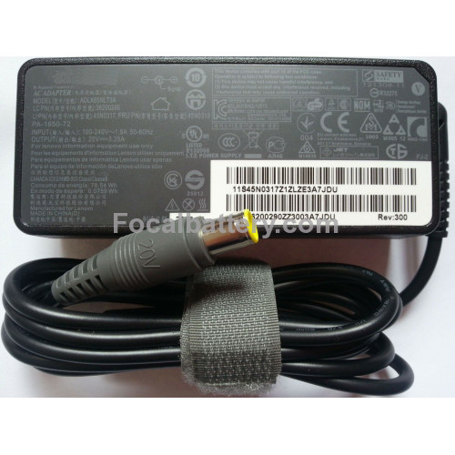 65W AC Adapter for Laptop Lenovo ThinkPad X120e X121e X130e X131e X140e Notebook Battery Charger