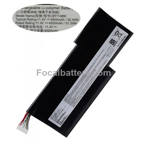 Battery for MSI Thin 15 B12UC B12UCX B12UC-1437 B12UC-1439 B12UCX-2026 B12UCX-2005CA