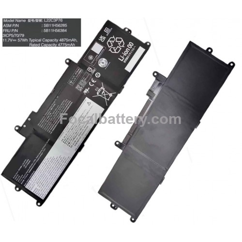 L22C3P76 ASM P/N: SB11H56285 FRU P/N: 5B11H56384 Battery