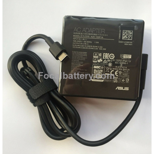 For ASUS ROG Zephyrus G15 GA503QR-HQ098R A20-100P1A USB Type-C AC Adapter