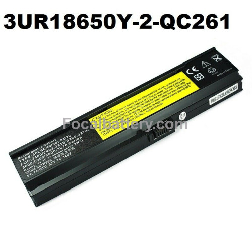 Battery 3UR18650Y-2-QC261 for Laptop Acer Aspire 5050 5500 5580 5570 5600 3600 3680 Notebook Li-ion 11.1V 4400mAh