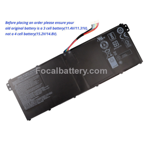 36Wh, 3 cells Battery for Acer Aspire 3 A315-23-A5QB Replacement