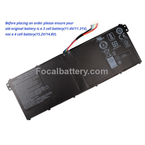 36Wh, 3 cells Battery for Acer Aspire 3 A315-23-R3WX Replacement