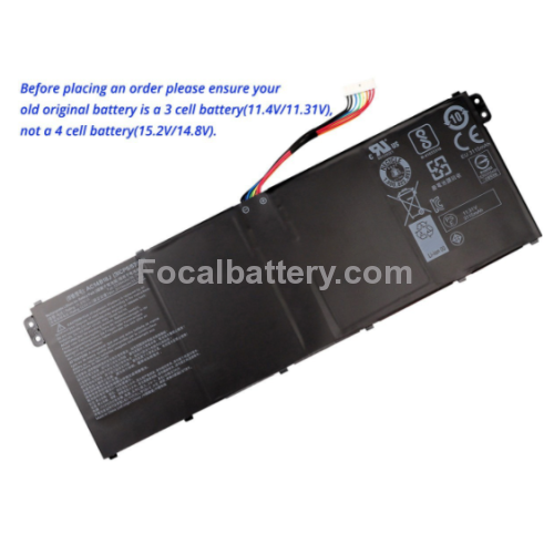 36Wh, 3 cells Battery for Acer Aspire 3 A315-23-R3WX Replacement 36Wh, 3 cells Battery for Acer Aspire 3 A315-23-R3WX Replacement