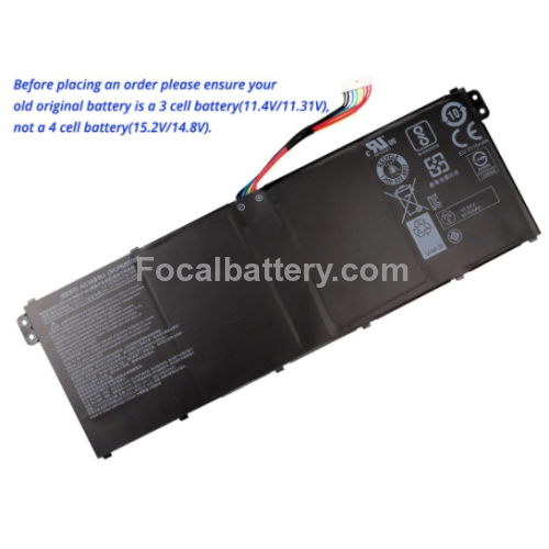 36Wh 3 cells for Acer Aspire 3 A315-56-3539 battery replacement
