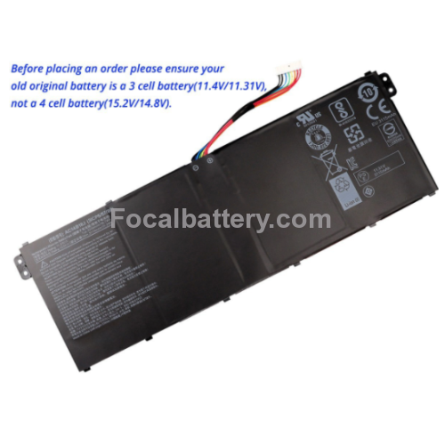 36Wh 3 cells for Acer Aspire 3 A315-56-3539 battery replacement 36Wh 3 cells for Acer Aspire 3 A315-56-3539 battery replacement
