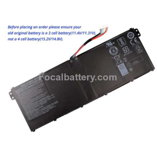 36Wh, 3 cells Replacement Battery for Acer Aspire 3 A315-56-38JX 