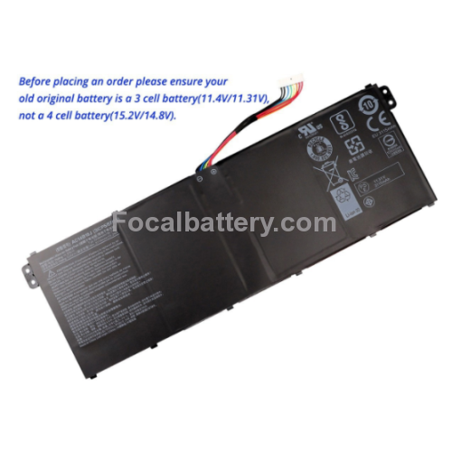 New 36Wh, 3 cells Acer Aspire 3 A315-57G-39RB replacement battery