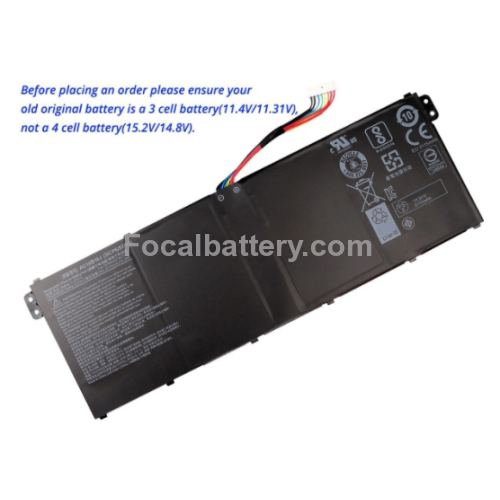 36Wh, 3 cells Acer Aspire 3 A315-57G-39RB replacement battery  36Wh, 3 cells Acer Aspire 3 A315-57G-39RB replacement battery